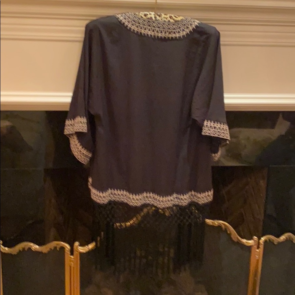 BOHO Fringed Kimono - Picture 4 of 5